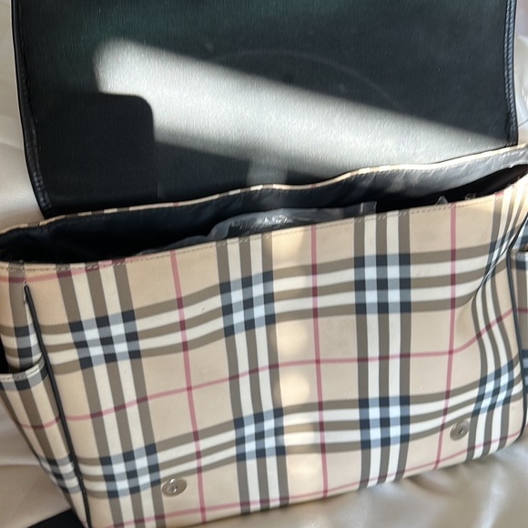 Classic plaid Burberry Crossbody/ diaper bag - Picture 2 of 11